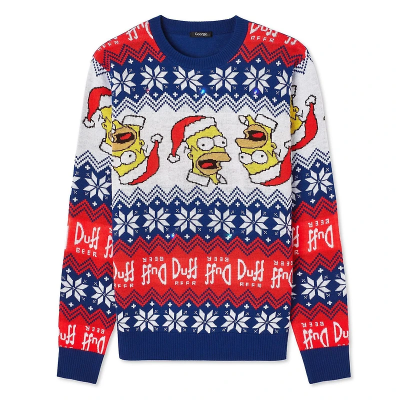 George Men's The Simpsons Sweater