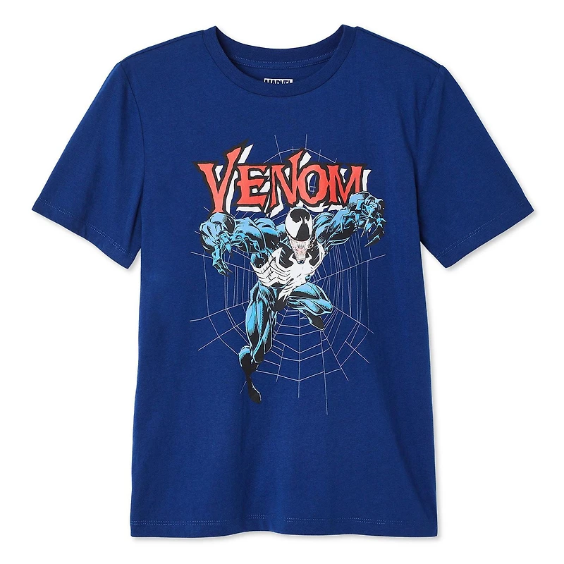 T-shirt Venom Marvel pour garçons Tailles TP-TG
