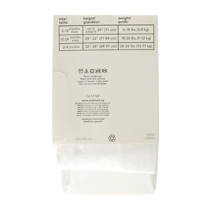 George Microfibre Collants Bebes 2pk • 0-12 mois, Pointures 0-3   <br>• 12-24 mois, Pointures 2-5<br>• 24-36 mois, Pointures 5-8