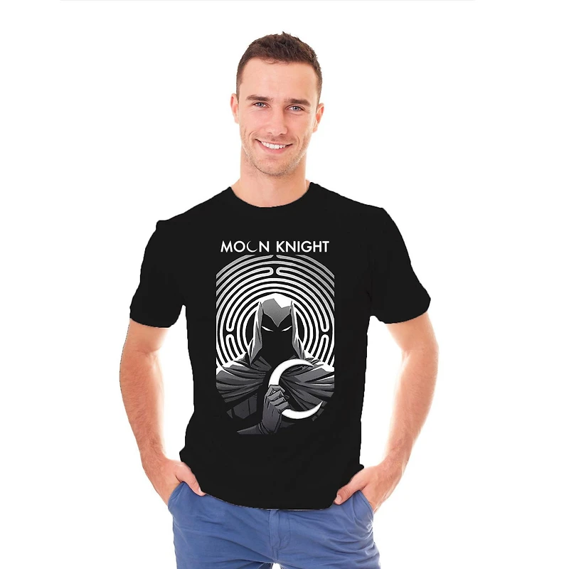 Men's Marvel Moon Knight Maze Short Sleeve T-Shirt