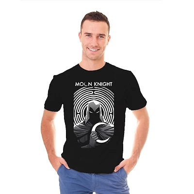 Men's Marvel Moon Knight Maze Short Sleeve T-Shirt