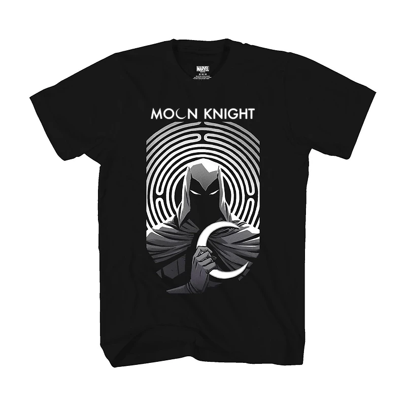 T-shirt à manches courtes Marvel Moon Knight Maze pour hommes