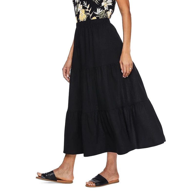 Iyla Women's Linen Skirt, Sizes XS-XXL
