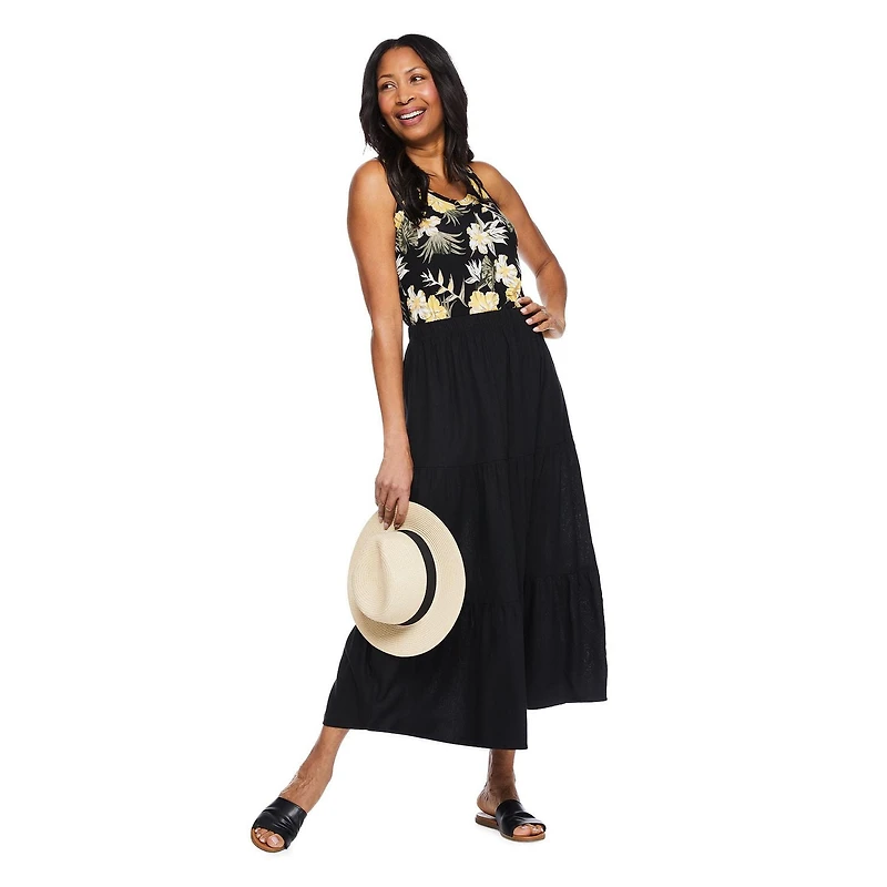 Iyla Women's Linen Skirt, Sizes XS-XXL