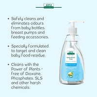Aleva Naturals Bottle & Dish Liquid, Fragrance Free - 500ml, A Baby-Safe Solution