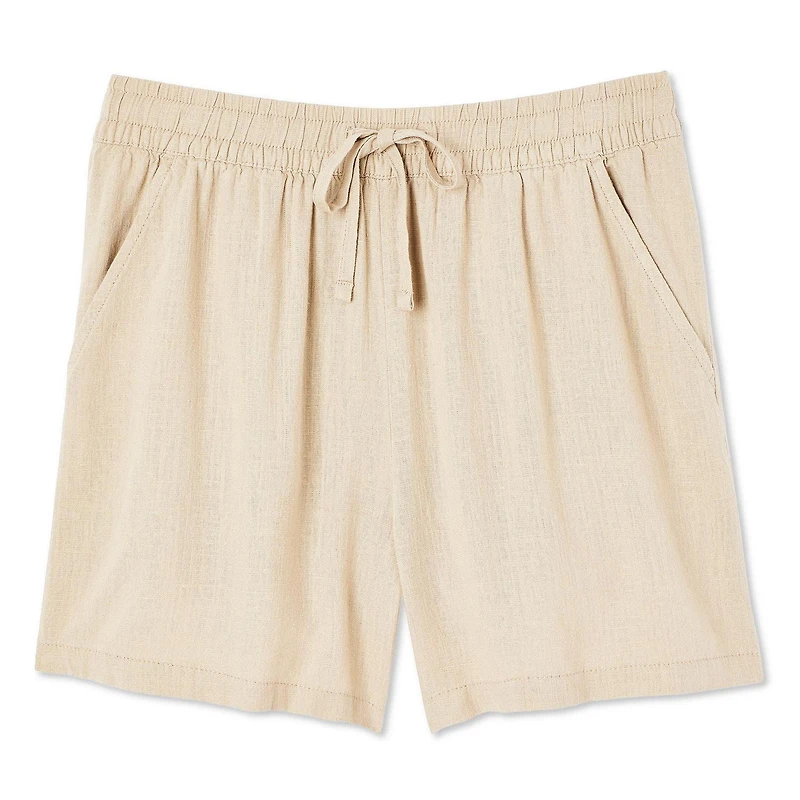 Short en mélange de lin Iyla pour femmes