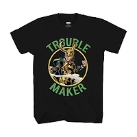 Men's Marvel Loki Trouble Maker Short Sleeve T-Shirt