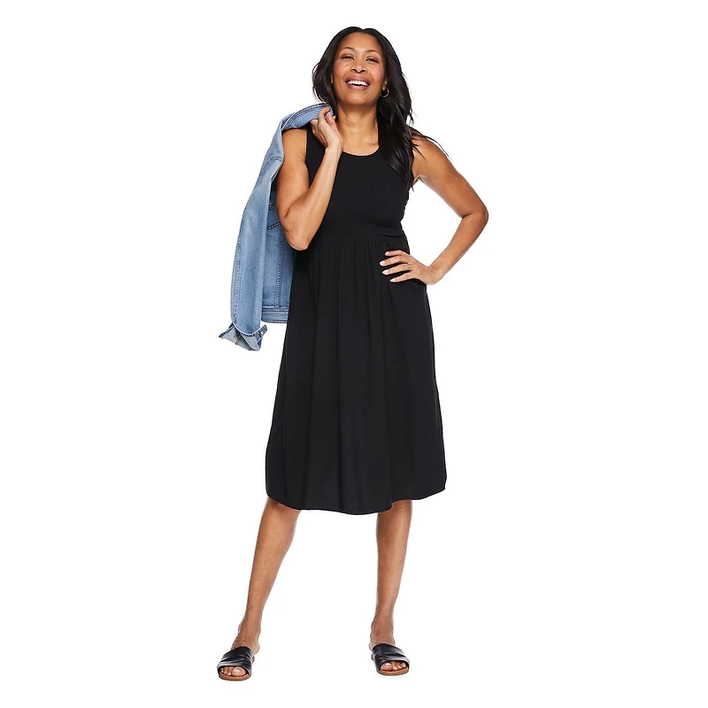 Iyla Women's Smocked Sleeveless Dress