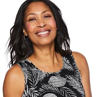 Robe sans manches à smocks Iyla pour femmes Tailles P-TTG