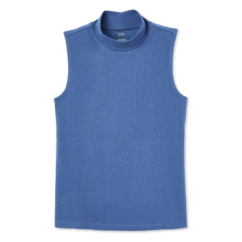 Iyla Women's Mock Neckline Rib Top