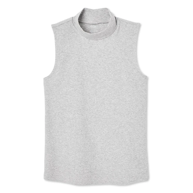 Iyla Women's Mock Neckline Rib Top