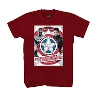 T-shirt à manches courtes Marvel Captain America et Winter Soldier pour hommes
