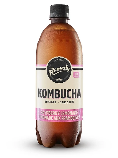 Remedy Zero Sugar Raspberry Lemonade Kombucha