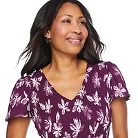 Robe maxi à corsage et manches à smocks Iyla pour femmes