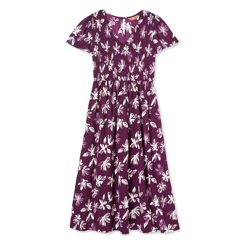 Iyla Women's Smocked Bodice Maxi Dress