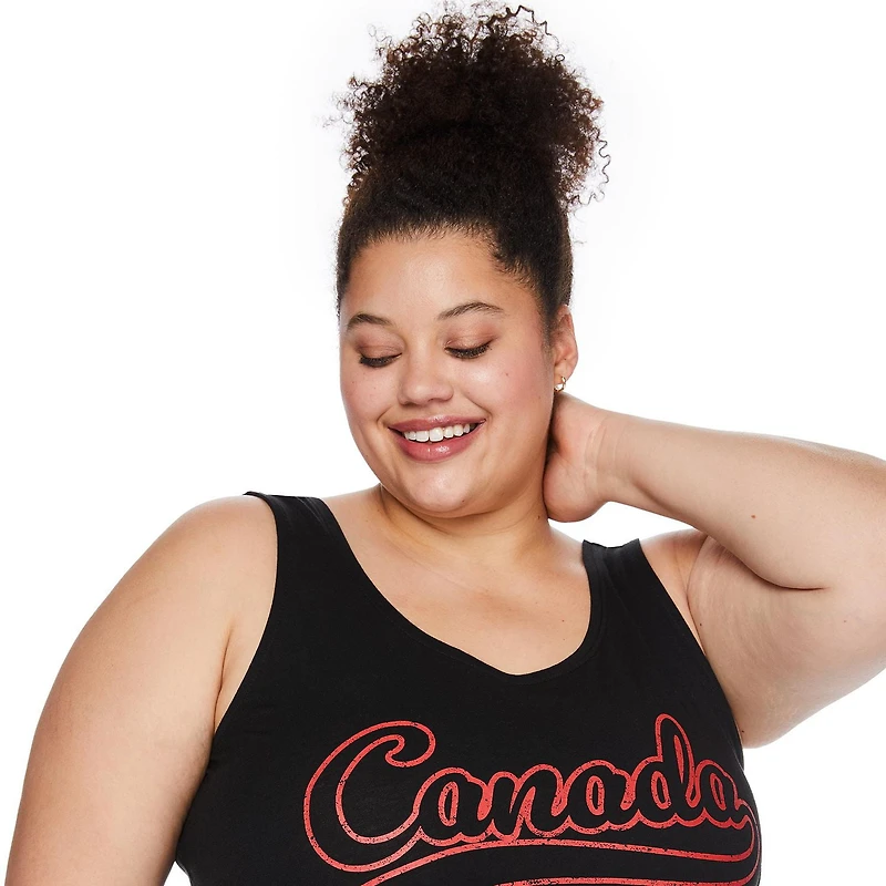 George Women's Plus Canada Day Tank
