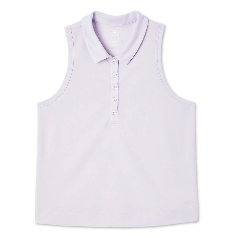 Polo sans manches Athletic Works pour femmes Tailles TP–TTG