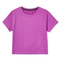 Athletic Works Women's Seamless Cropped Tee