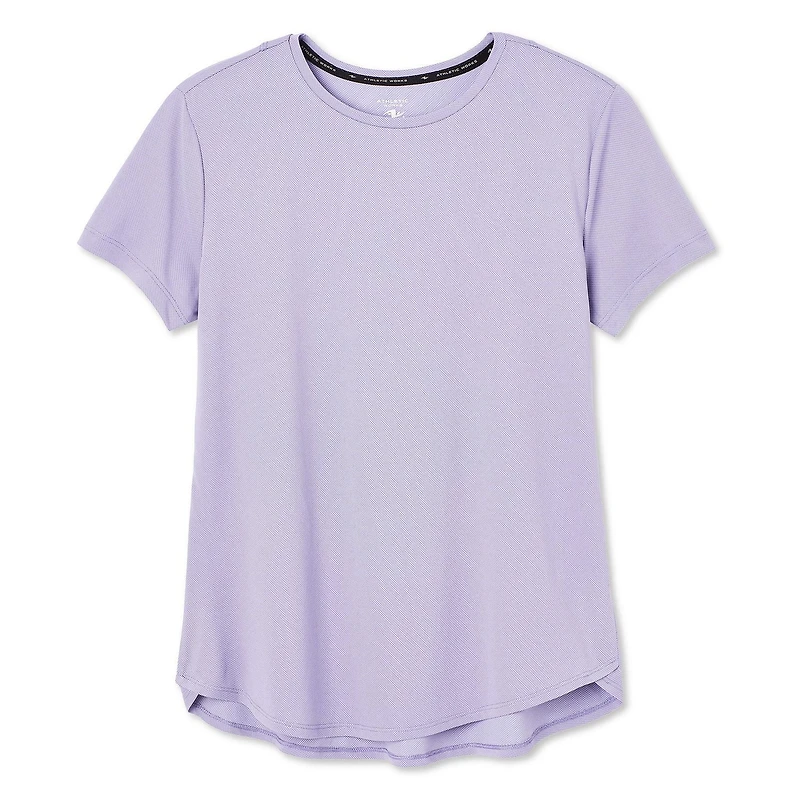T-shirt à manches courtes Athletic Works pour femmes