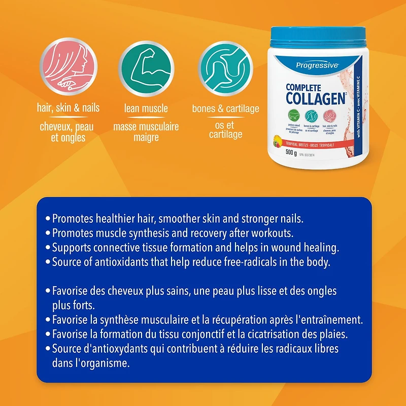 Progressive Collagène complet brise tropicale 500 g