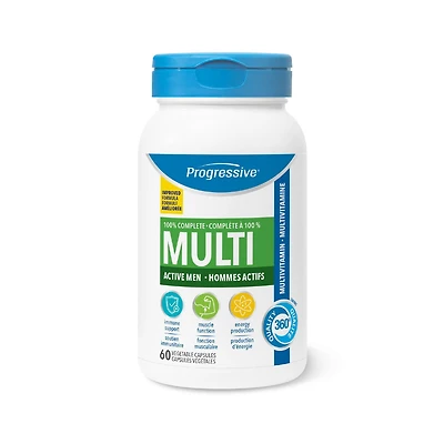 Progressive Multivitamin for Active Men, 60 Capsules
