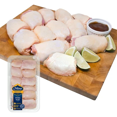 Hauts de cuisse de poulet halal format économique Mina, 11-12 Cuisses, format économique, 1.38 - 1.68 KG