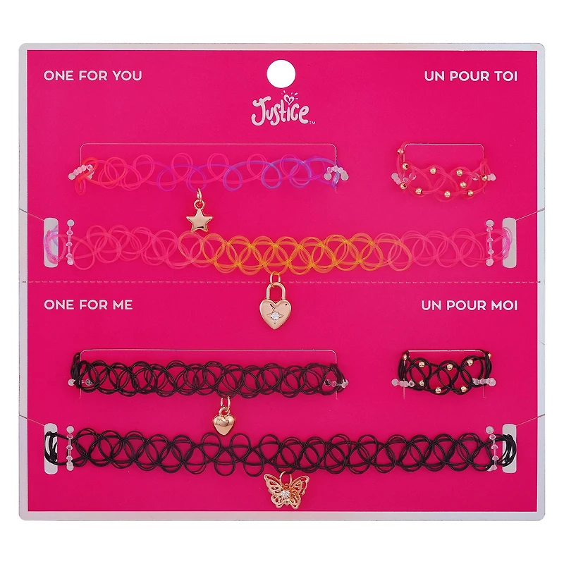 Justice BFF fashion jewelry sets