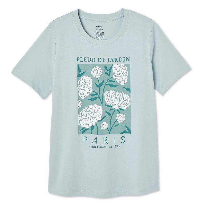 T-shirt à encolure ras du cou George pour femmes