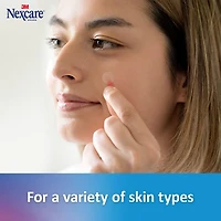Nexcare™ Thin and Transparent Acne Patch BA-039-CA, 1 mm x 15 mm x 12 mm + 1 mm x 24 mm x 10 mm, Nexcare™ Acne Patch BA-039-CA