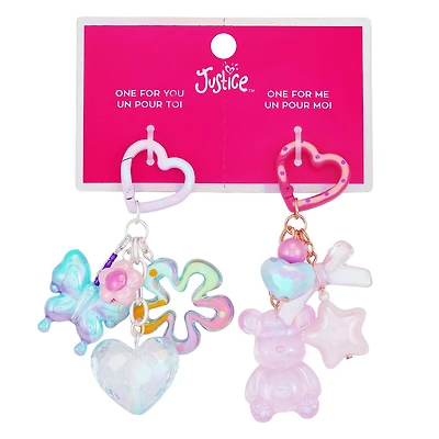Justice BFF key chains