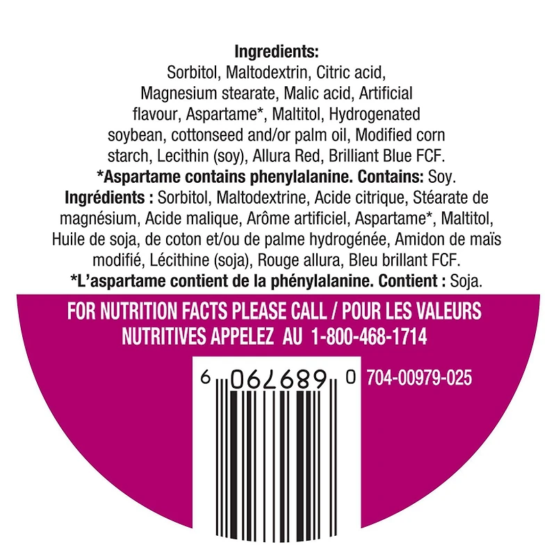 Menthes à saveur de framboise DUOS ICE BREAKERS 36 g