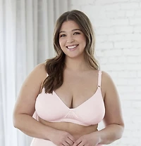 Bestform 97086248 Soutien-gorge sans armatures en coton rayé avec bonnets légèrement doublés Tailles 34A-42C
