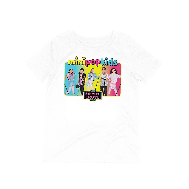 Girls Mini Pop Kids Bright Lights Tour T-Shirt