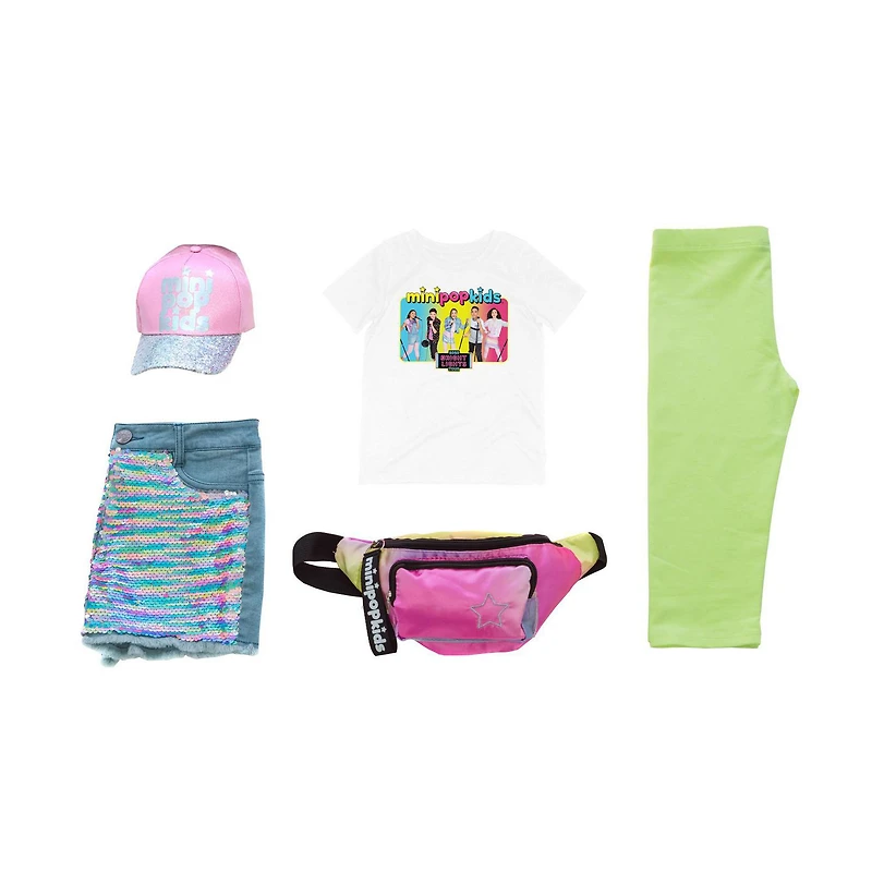 Girls Mini Pop Kids Bright Lights Tour T-Shirt