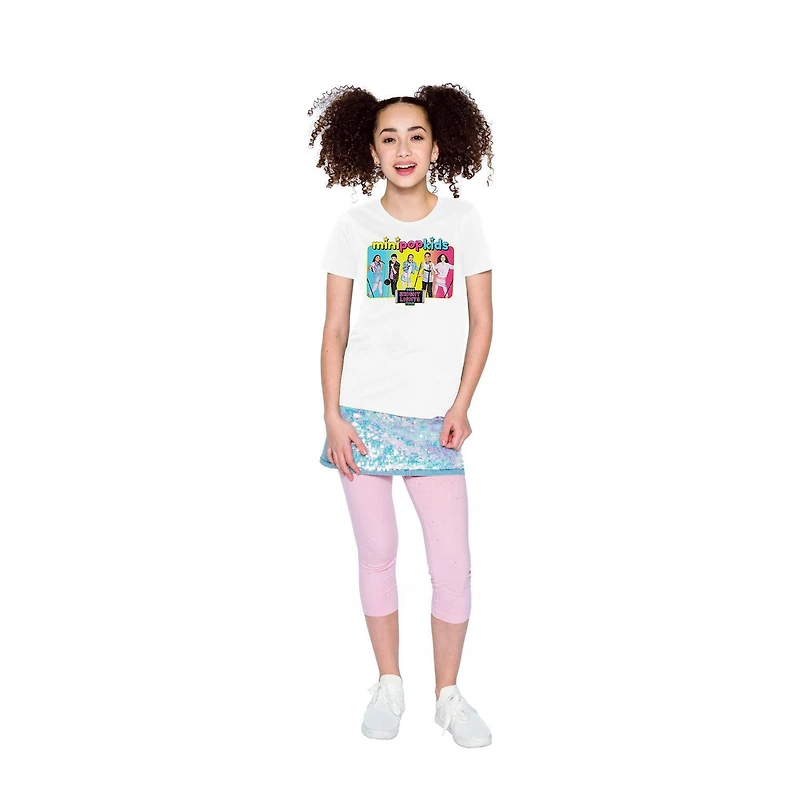 Girls Mini Pop Kids Bright Lights Tour T-Shirt