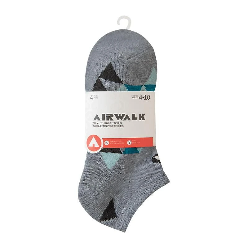 Airwalk 4 paires socquettes - Femme