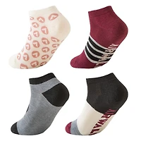 Airwalk Ladies 4pk Low Cut Socks