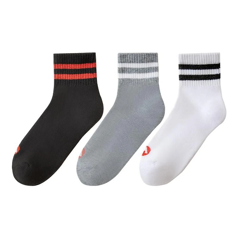 Airwalk Ladies 3pk Mid Crew Socks