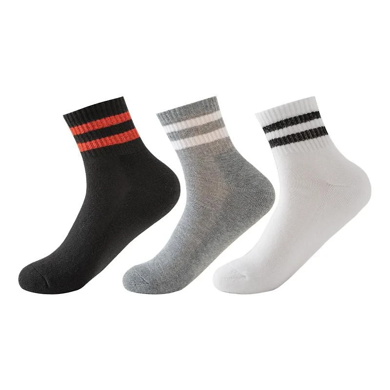 Airwalk Ladies 3pk Mid Crew Socks