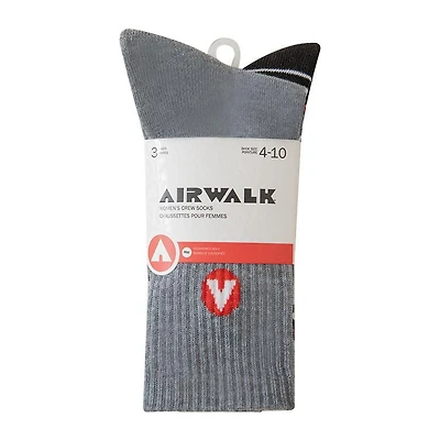 Airwalk 3 paires chaussettes regulieres - Femme