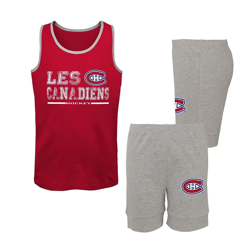 Girls Two Piece Montreal Canadiens Pajama Set