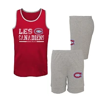 Girls Two Piece Montreal Canadiens Pajama Set