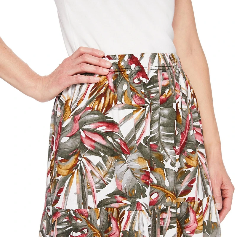 Iyla Women's Linen Skirt, Sizes XS-XXL