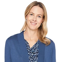 Veste courte en tricot avec manches aux coudes Iyla pour femmes Tailles P-TTG