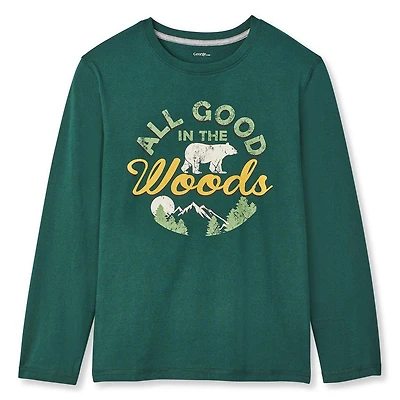 T-shirt à manches longues avec imprimé George pour garçons