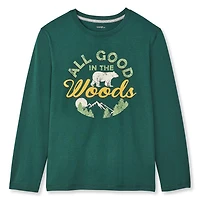 T-shirt à manches longues avec imprimé George pour garçons