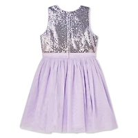 Robe en maille à paillettes George pour filles