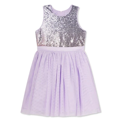 Robe en maille à paillettes George pour filles