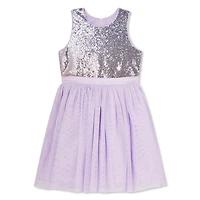 Robe en maille à paillettes George pour filles