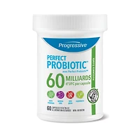 Progressive Probiotique parfait 60 milliards d'UFC , 60 capsules